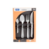 Set de Cubiertos Siena 24 Pzs Brinox