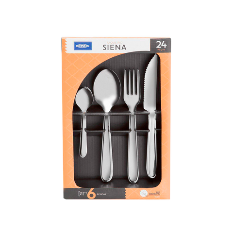 Set de Cubiertos Siena 24 Pzs Brinox